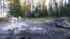 KE campsite before 2021 fire looking west