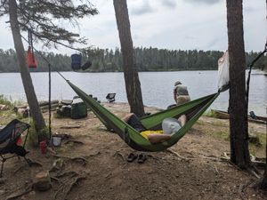 Priorities after finding a camp site