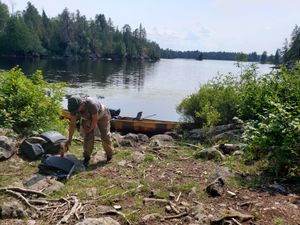 Second to last portage of the day