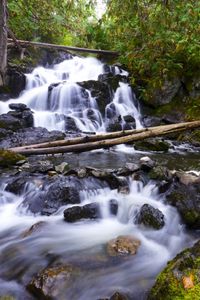 Eddy lake portage falls