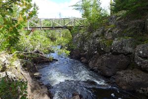 Agamok bridge over kekekabic trail