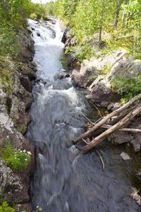 Agamok falls along kek trail