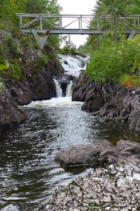 Agamok bridge and falls