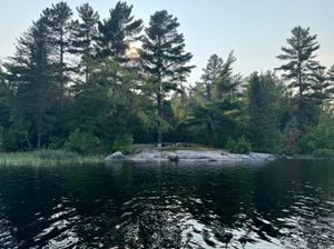 Friday Bay Campsite From Water