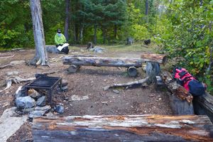 Fishdance camp kitchen area