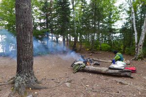 Lake two camp