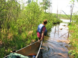 South entrance to 88 rod portage