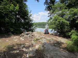 Killarney site 164 fire pit