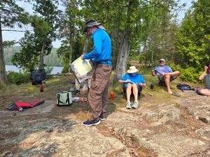 Lunch stop at the point