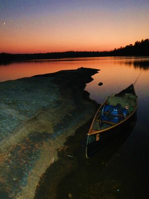 Gull Lake sunset