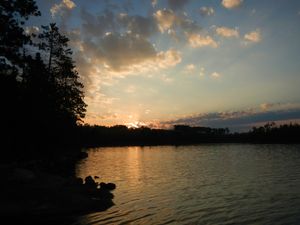 Gull Lake sunrise