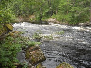 norht arm of Rebecca Falls