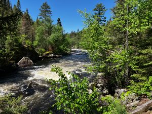 Pickerel River portage