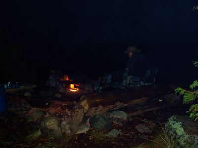 Crooked Lake campfire