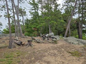 Open campsite and fabulous kitchen