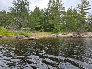 Approaching the landing at Campsite 18