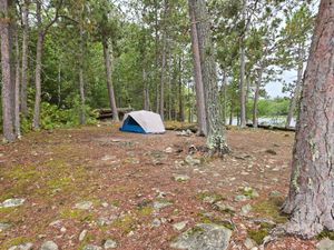 A good tent pad at Campsite 141