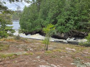 Southeastern channel of Rebecca Falls