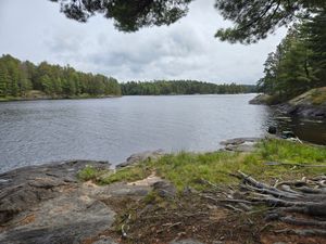Decent take-out and view south at Campsite 1856