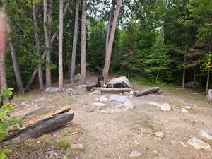 Kitchen and open space at Campsite 1600