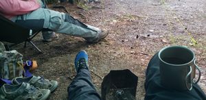 Waiting out the rain