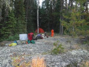 Campsite 4K looking north