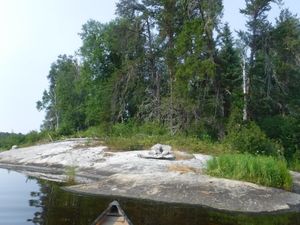 Campsite 4Q looking southwest from the water