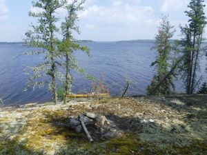 Campsite 5P looking west