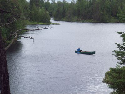 View from campsite