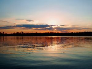 GUll Lake sunset