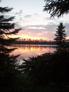 Sunset on Gull Lake