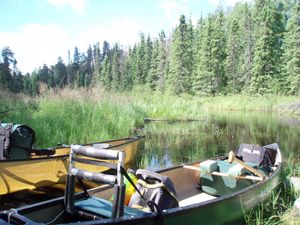 Gull Creek portage landing