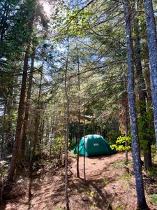 Tent on Pierz