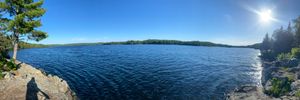 Sunny panoramic from kitchen view