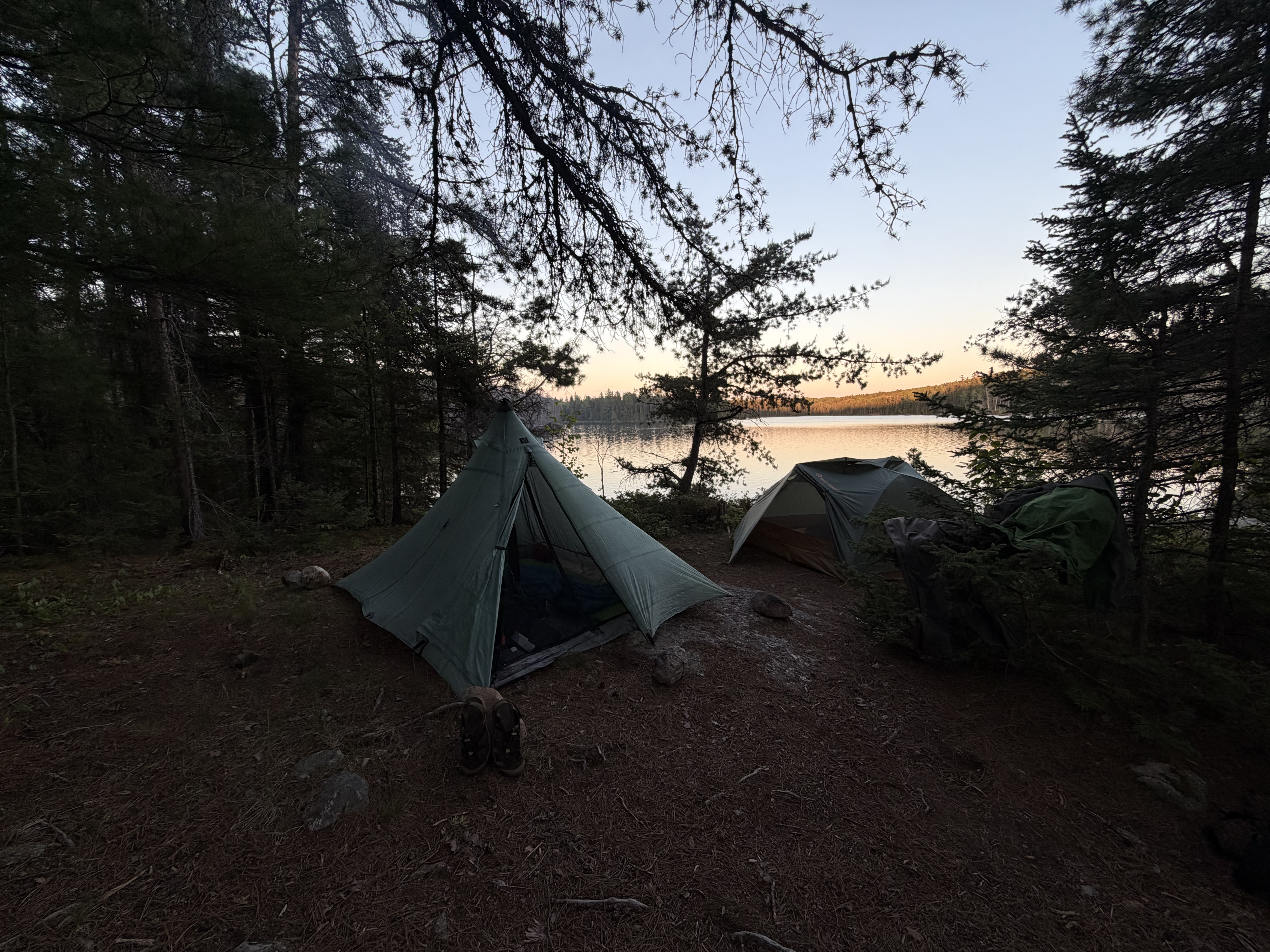 Good tent sites.