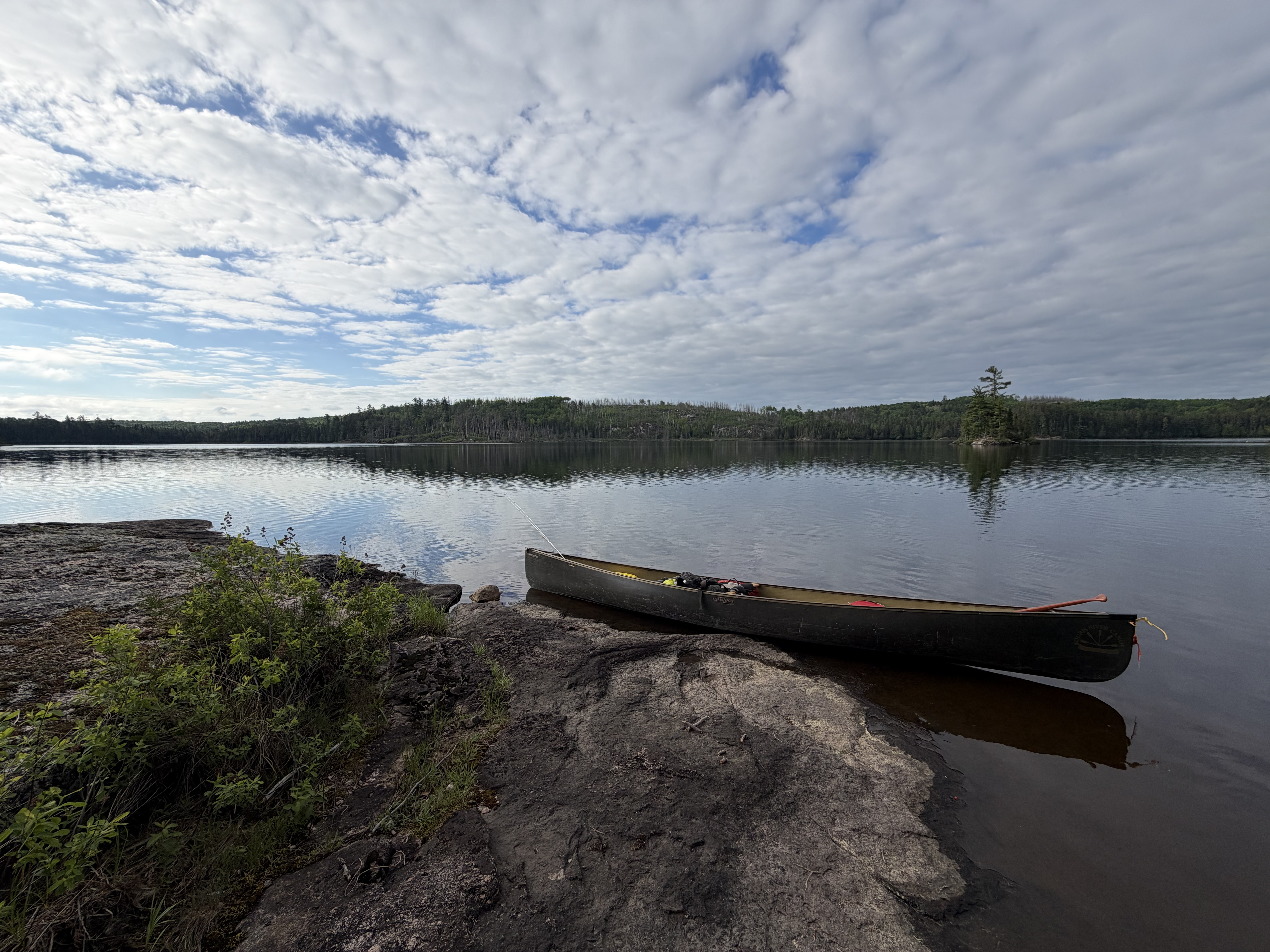 Campsite on Camel Lake
