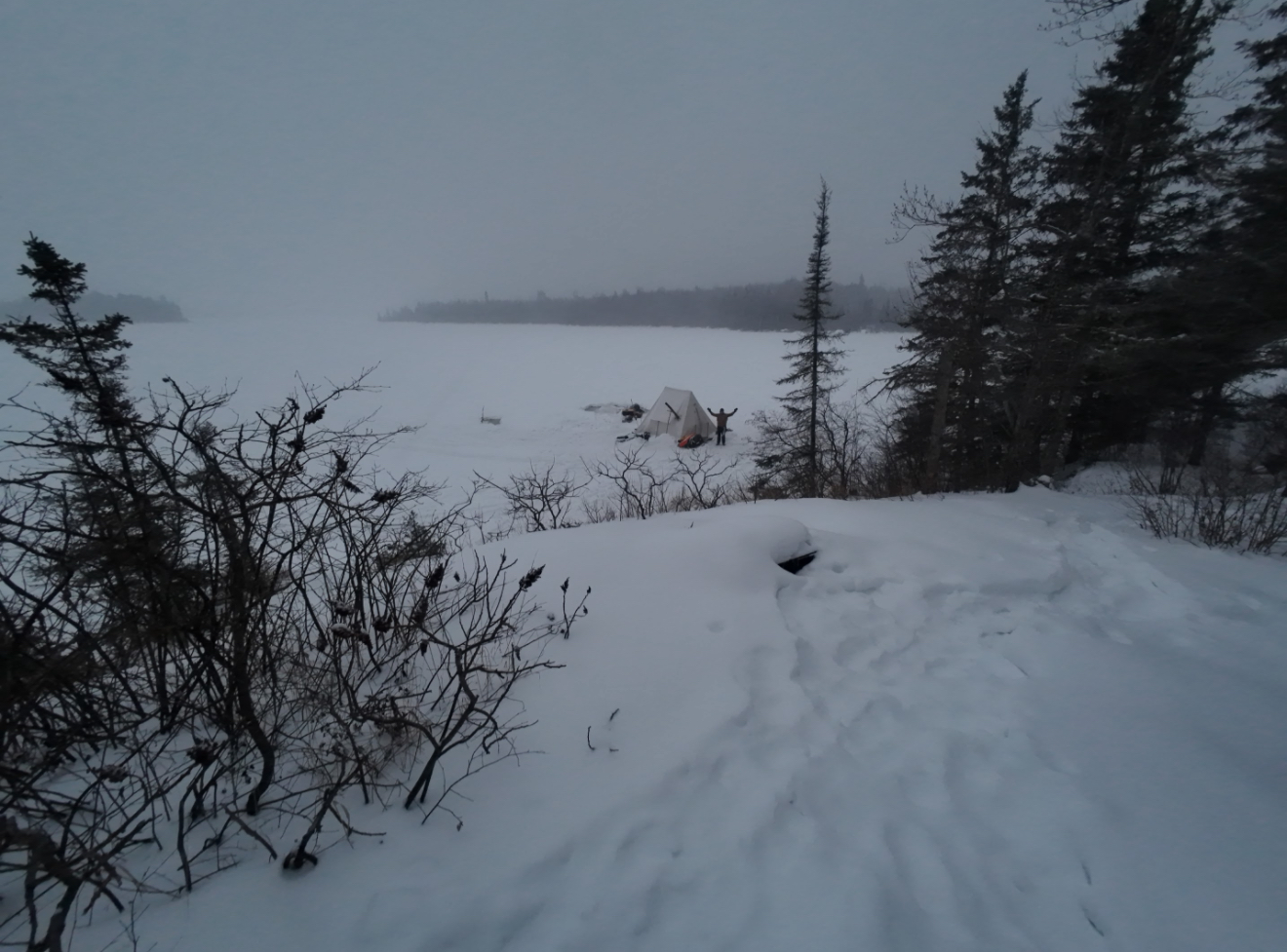 Winter on Wood Lake
