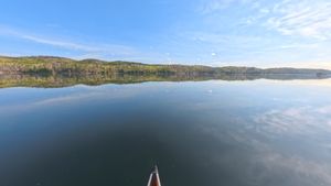 Completely Calm Knife Lake