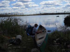 Lifting Canoe