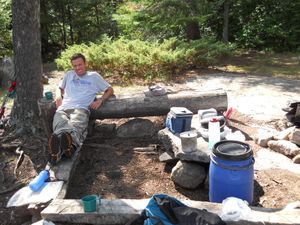 Clearwater Lake camp