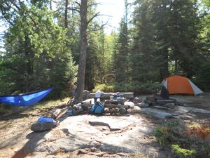 Clearwater Lake camp