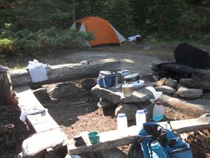 Clearwater Lake camp