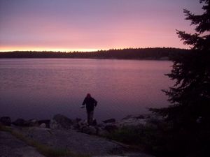 Sunset on Iron