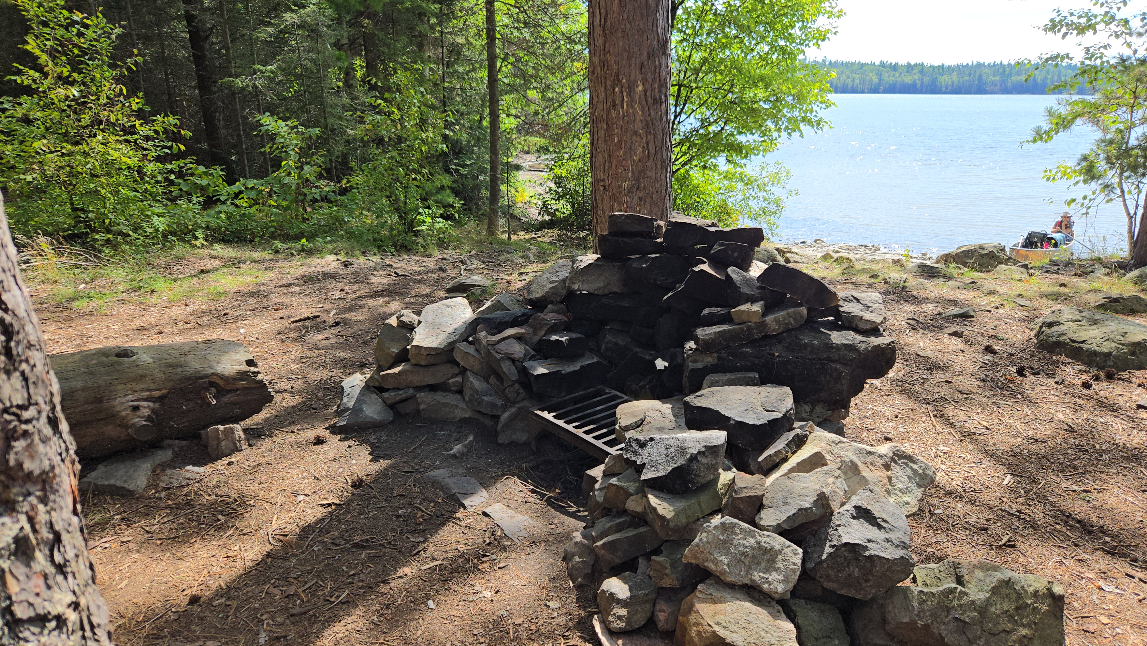 Fire grate shrine at Campsite 1479