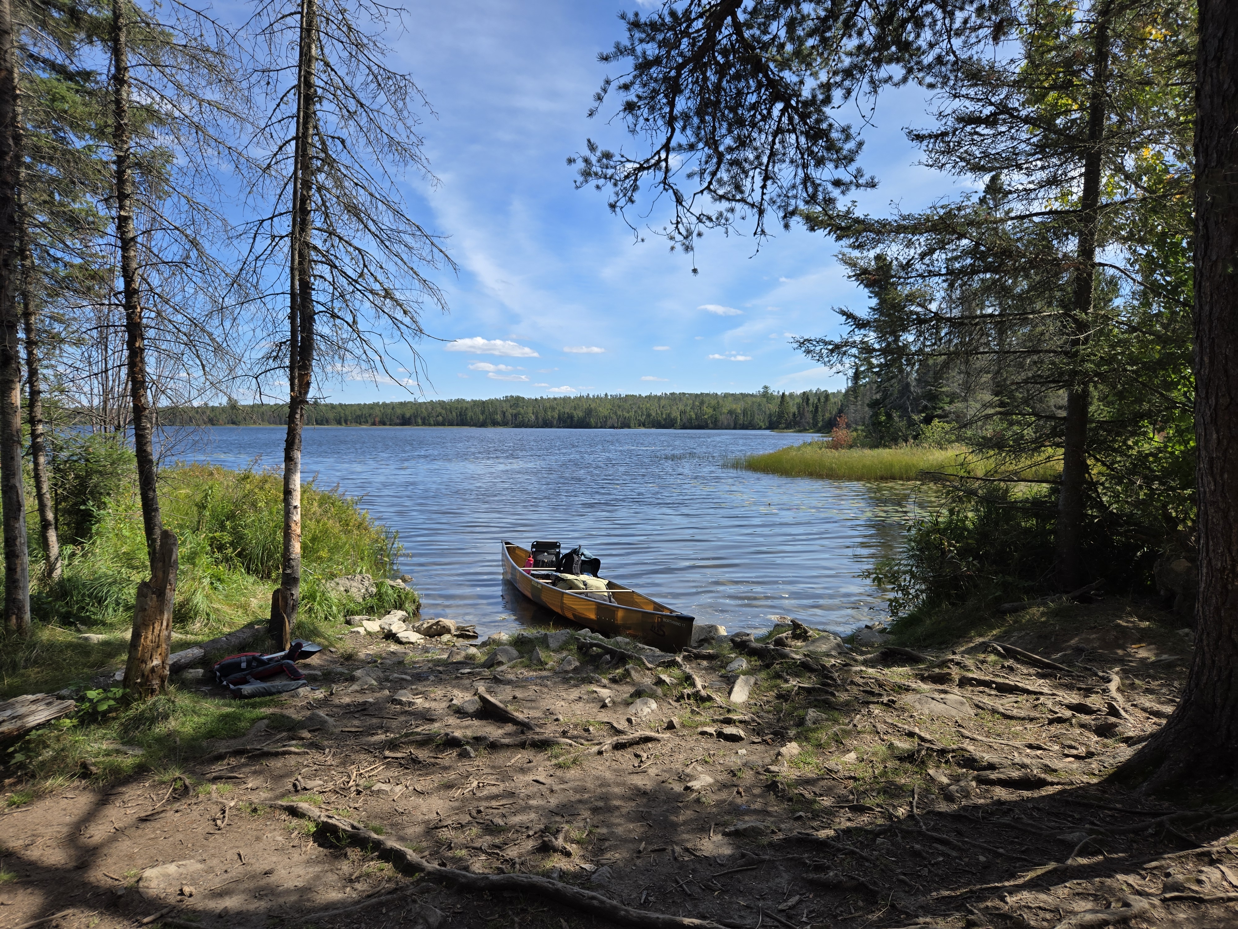 View of Disappointment Lake from Portages 909 / 797