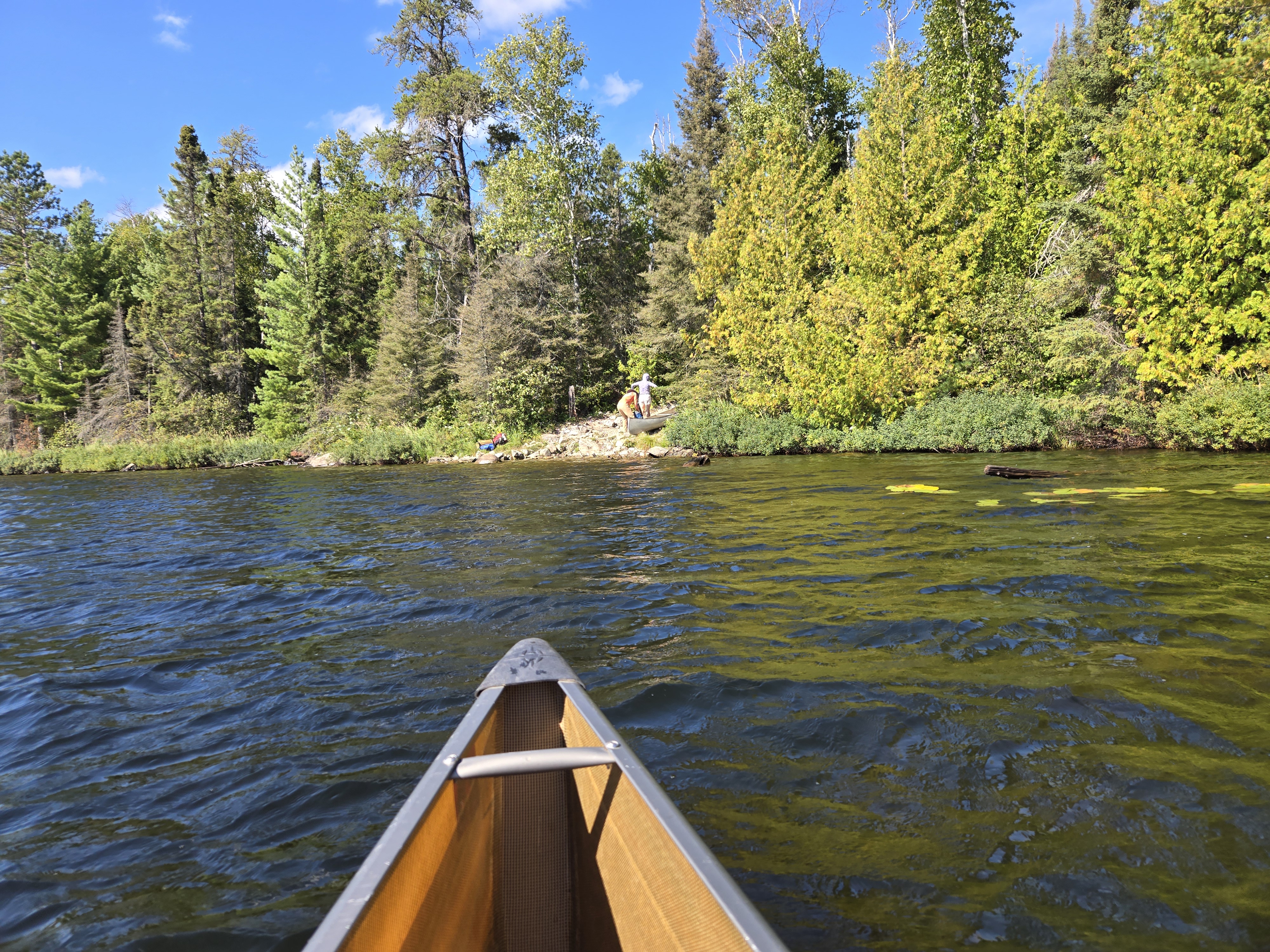 Landing on Disappointment Lake side of Portage 514