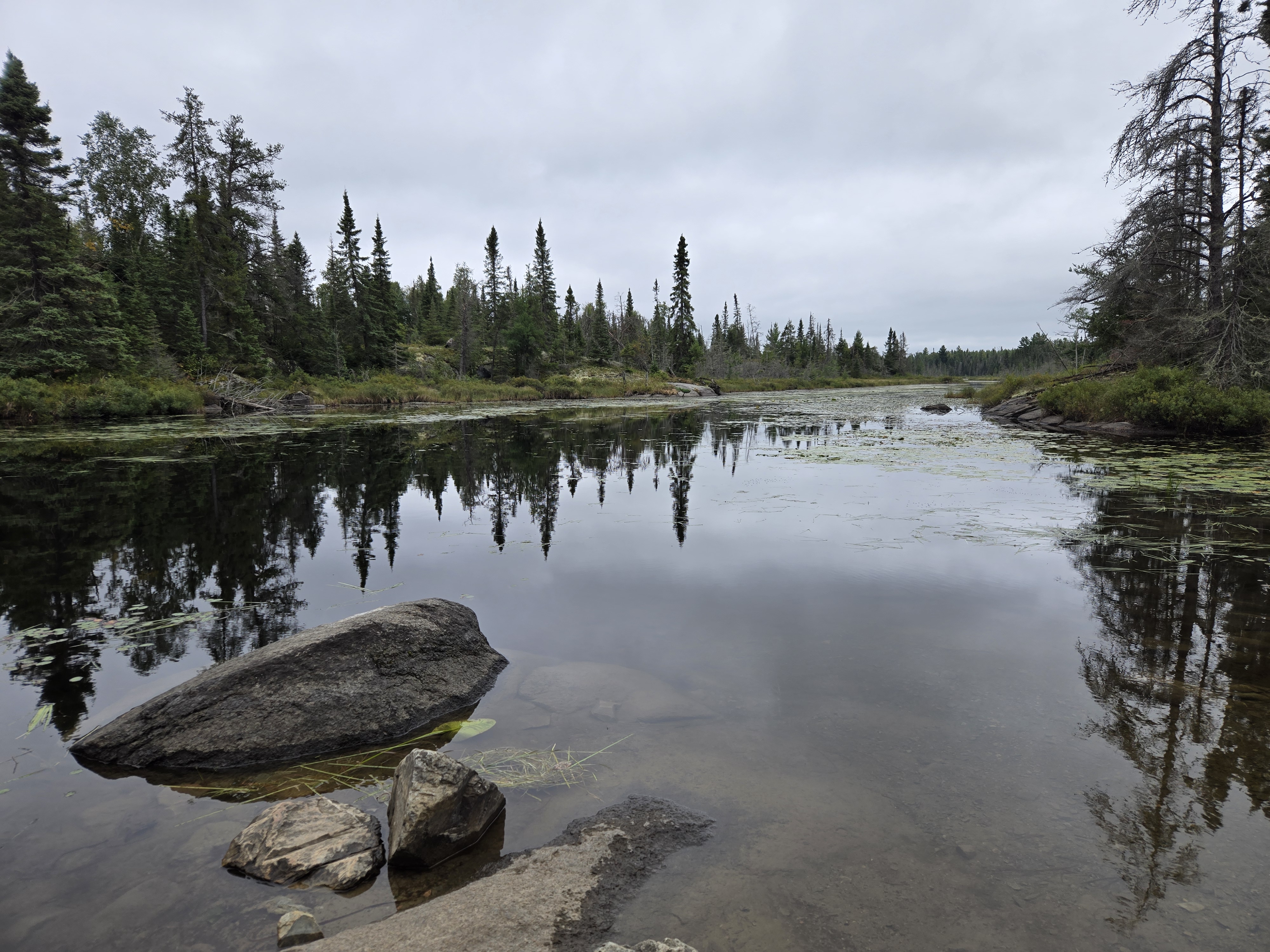 View from portage into Hatchet Lake