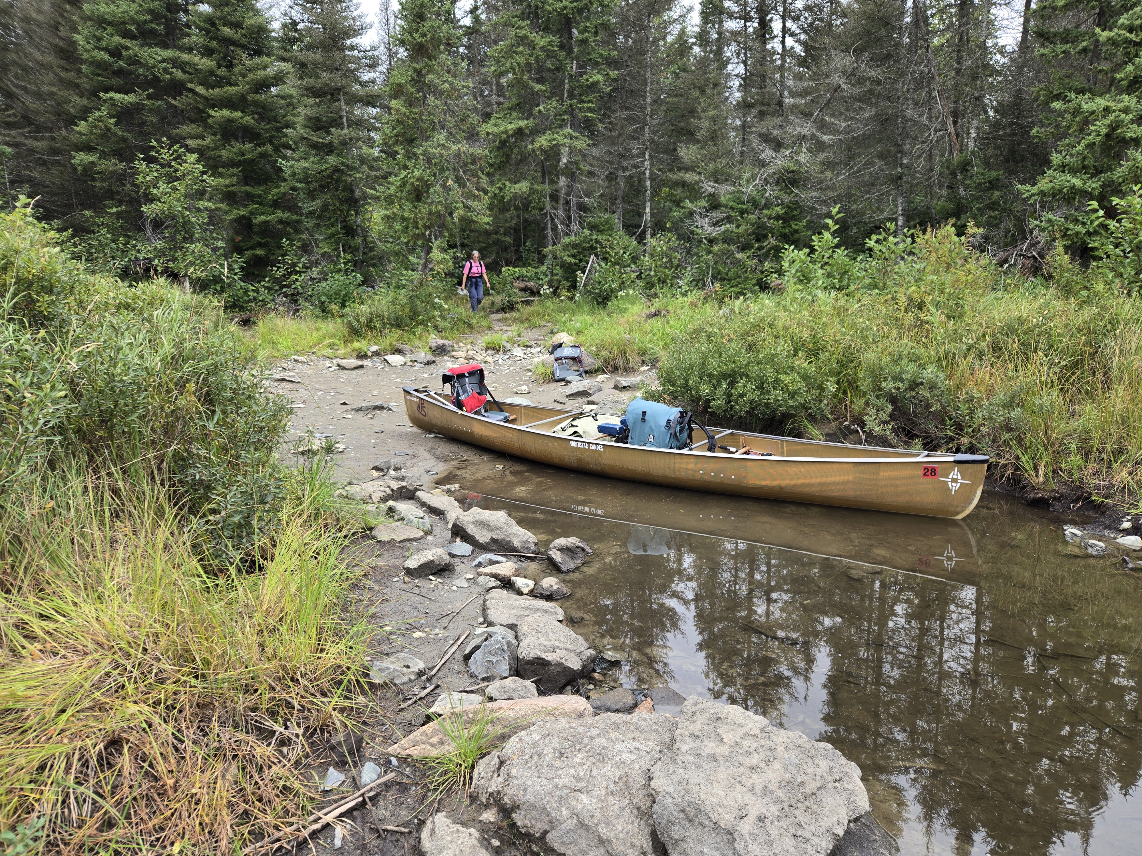 Eastern end of middle portage