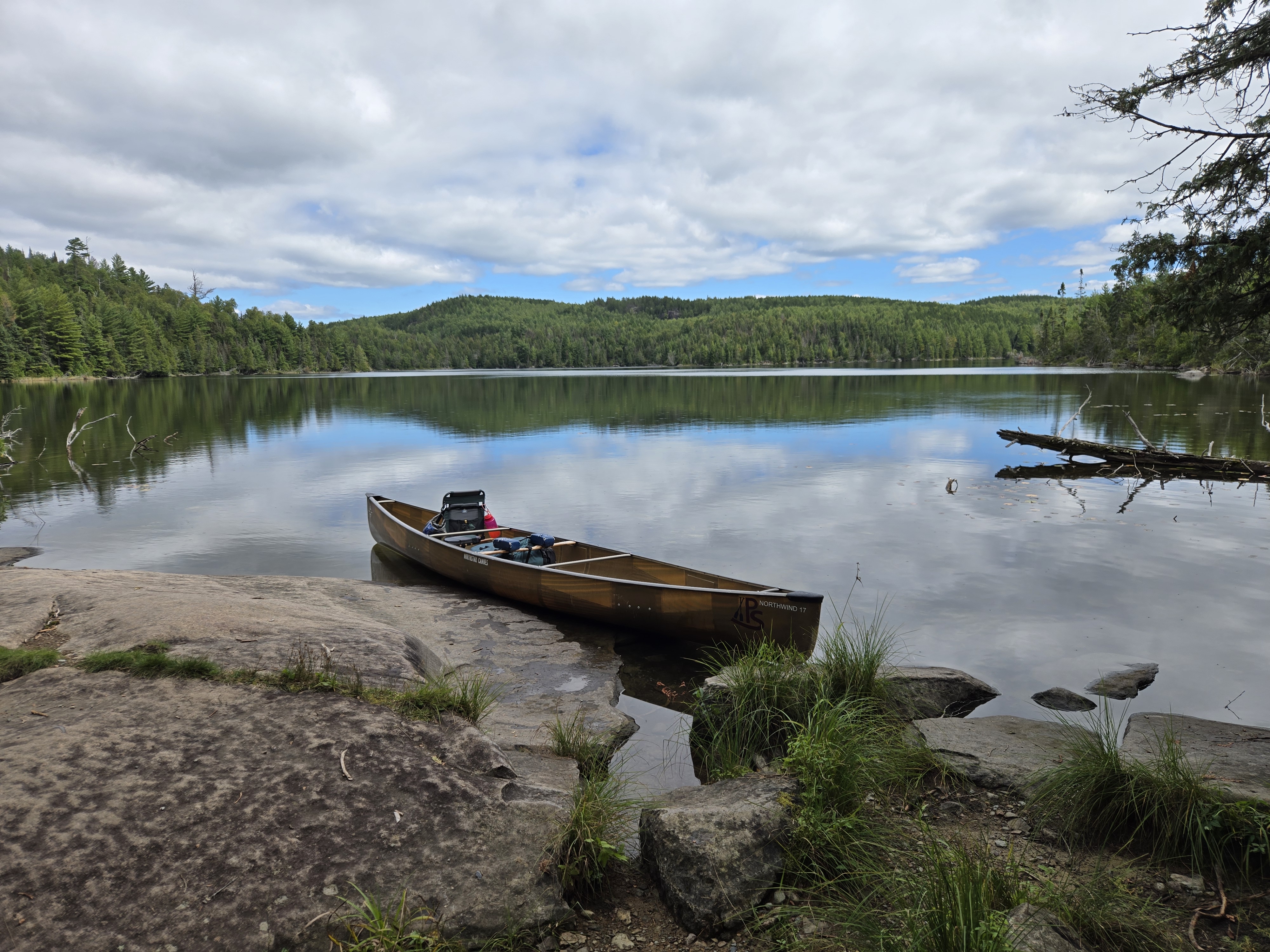 View from portage to Ahmokose