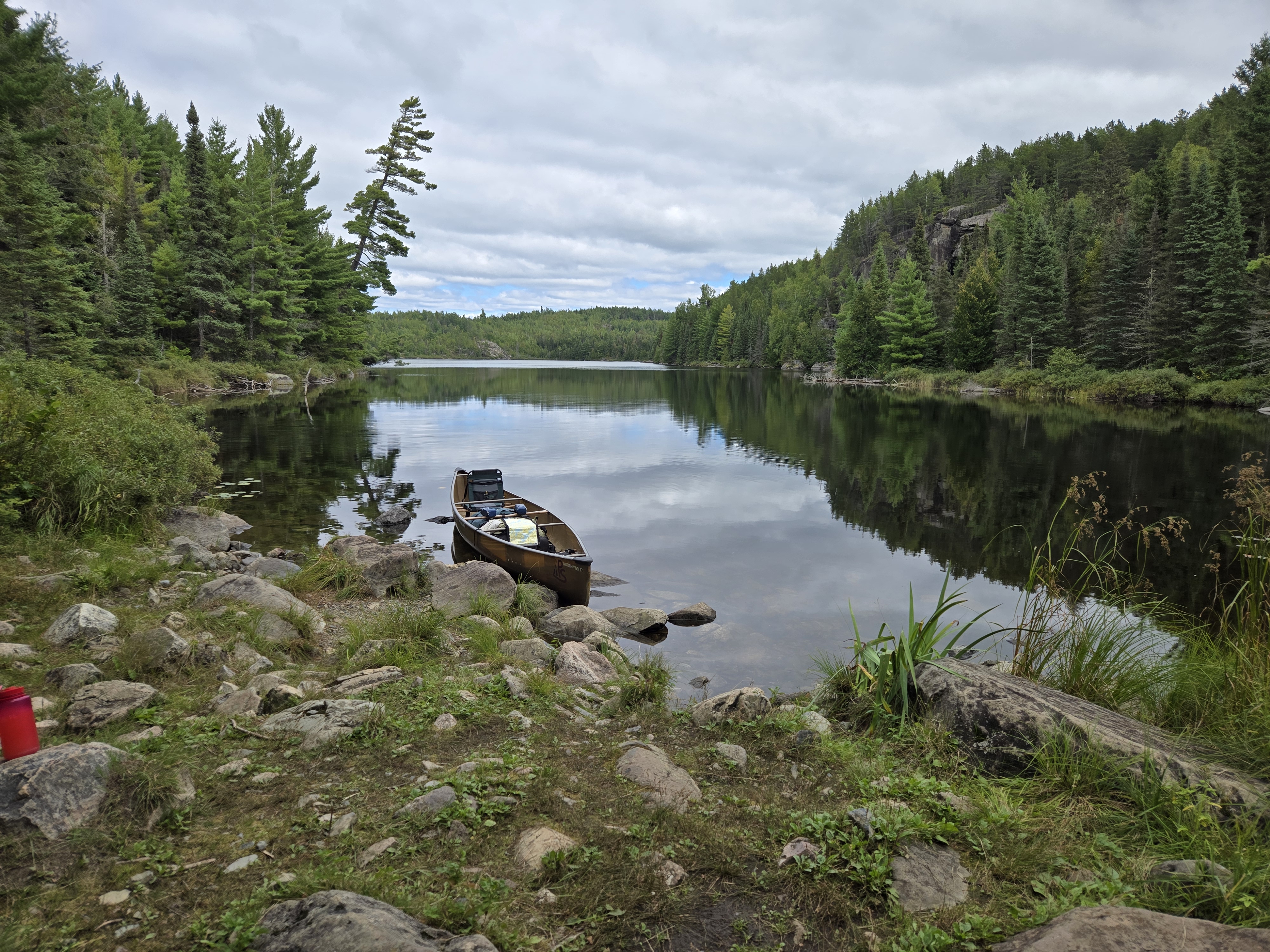 View from portage into Wisini